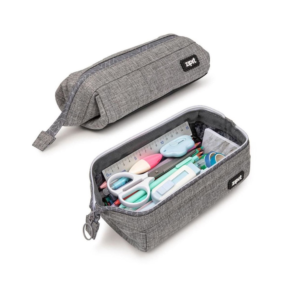 ZIPIT • Lenny Pencil Case • Grey